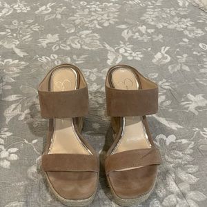 Jessica Simpson suede heels, size 6.5